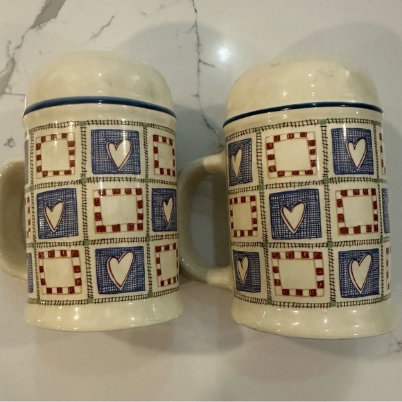 Vintage American Quilt by Treasure Craft salt  and pepper shakers - Set - Picture 4 of 4